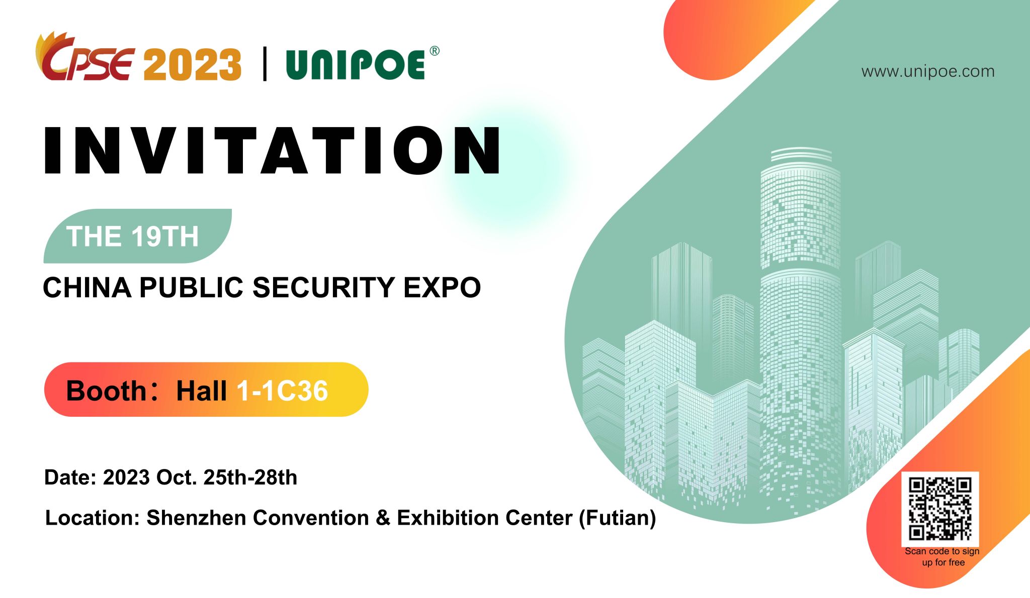 CPSE 2023THE CHINA PUBLIC SECURITY EXPO Unipoe